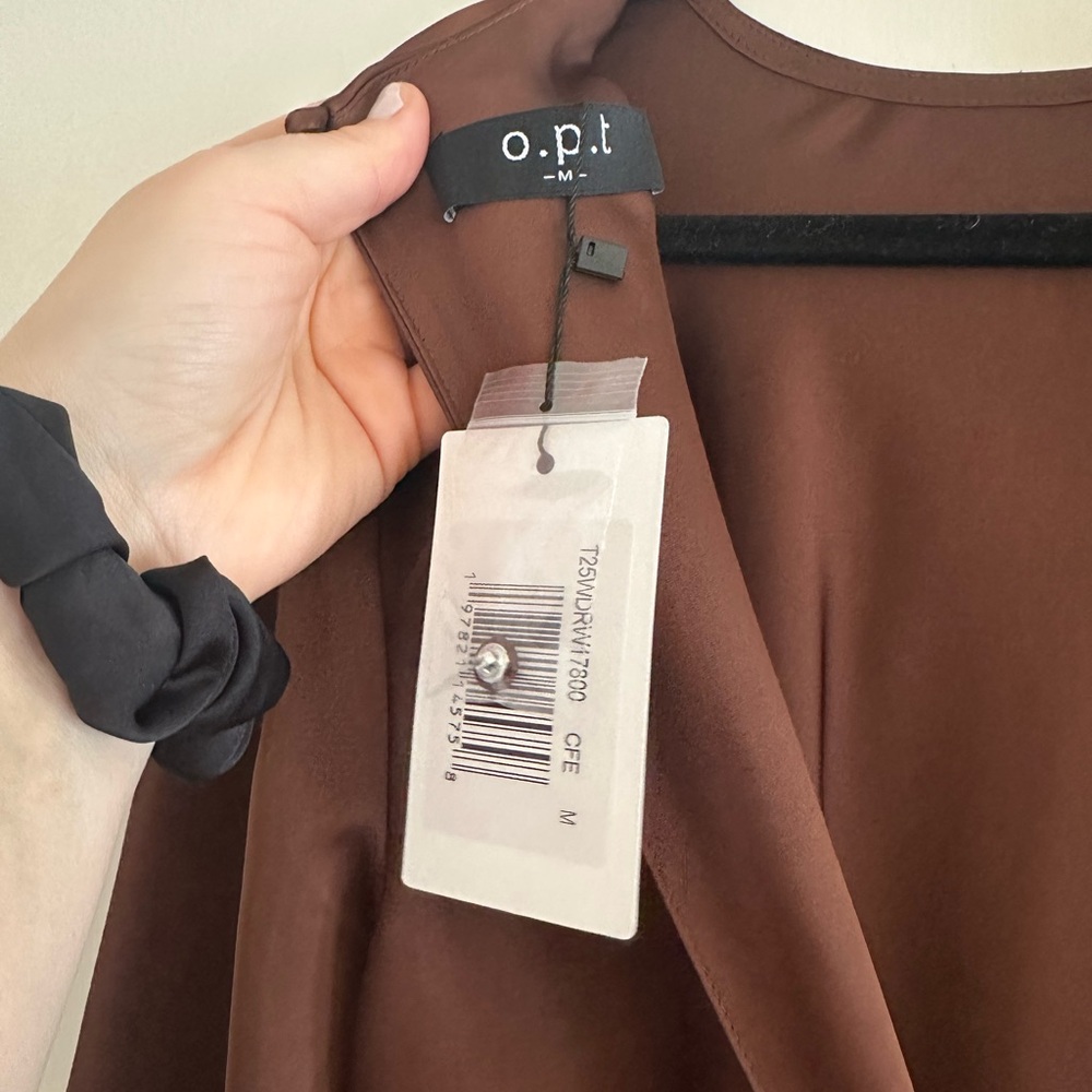 Brown Long Sleeve Dress - Picture 6 of 6